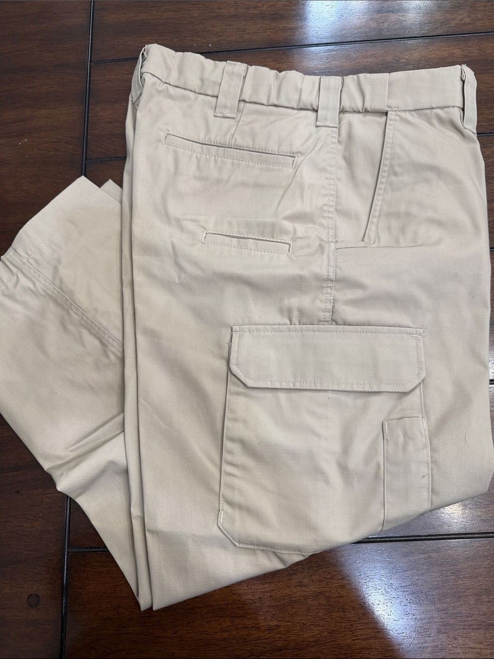 Elbeco ADU RipStop Men's Cargo Pants in Light Khaki - Durable Utility Style
